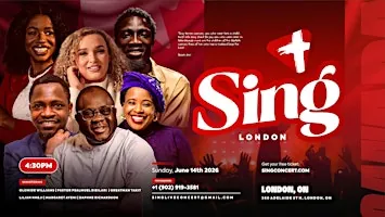 SING London Ontario 2026 à The Redeemed Christian Church Of God Grace Assembly
