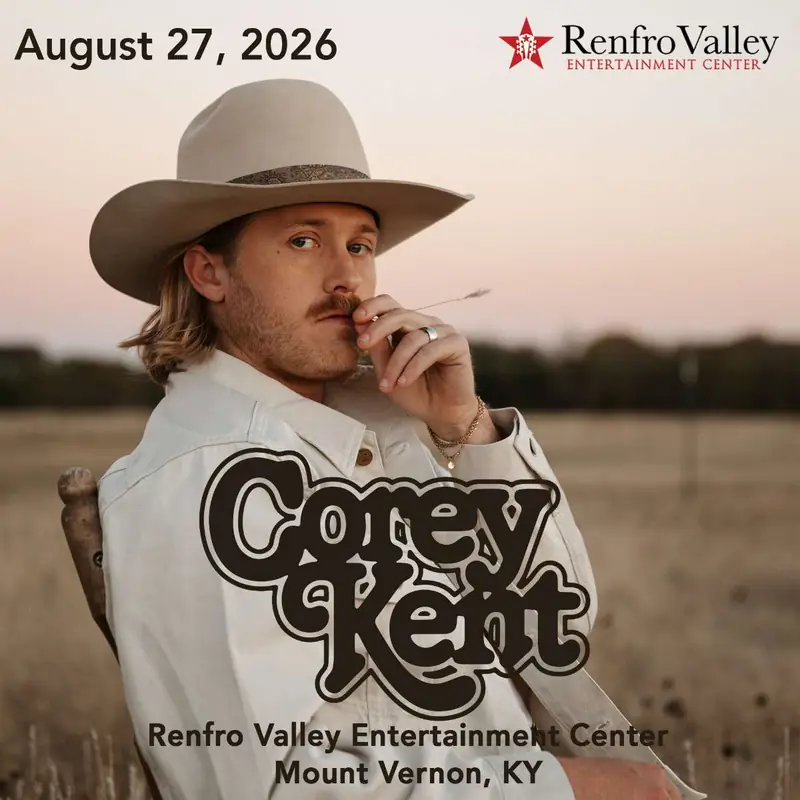 Corey Kent at Renfro Valley Entertainment Center