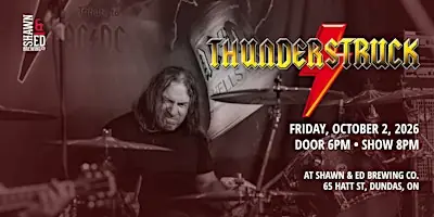 THUNDERSTRUCK! AC/DC Tribute at The SHED en Shawn & Ed Brewing Company