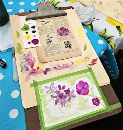 Art in the Garden: SKETCHING AND PAINTING (Intergenerational) at Carr House National Historic Site