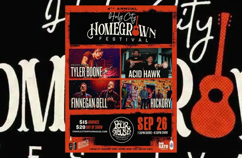 4th Annual Holy City Homegrown Festival at Charleston Pour House
