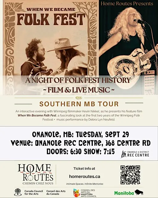 When We Became Folk Fest en Onanole Rec Centre