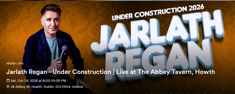 Jarlath Regan – Under Construction en The Abbey Tavern