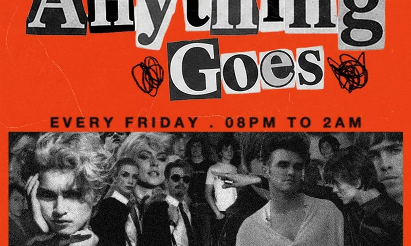 club night - ANYTHING GOES (free entry)
