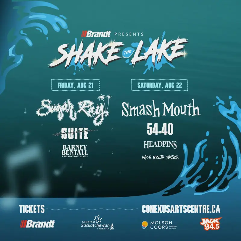 SHAKE THE LAKE REGINA at Conexus Arts Centre
