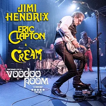 VOODOO ROOM – HENDRIX, CLAPTON & CREAM à Tacchi-Morris Arts Centre