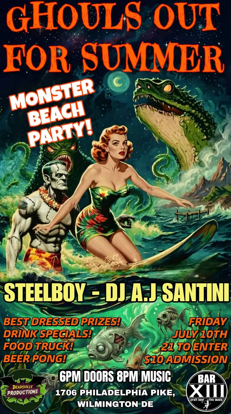 Ghouls Out For Summer Monster Beach Party à Bar XIII