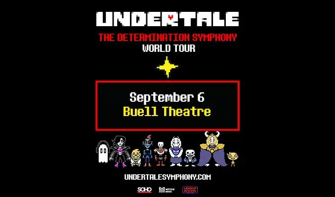 UNDERTALE à Temple Hoyne Buell Theatre