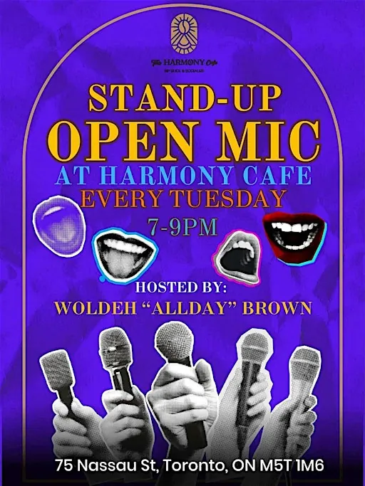 Harmony Cafe - Stand Up Comedy Open Mic