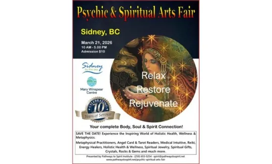 Psychic and Spiritual Arts Fair at Mary Winspear Centre