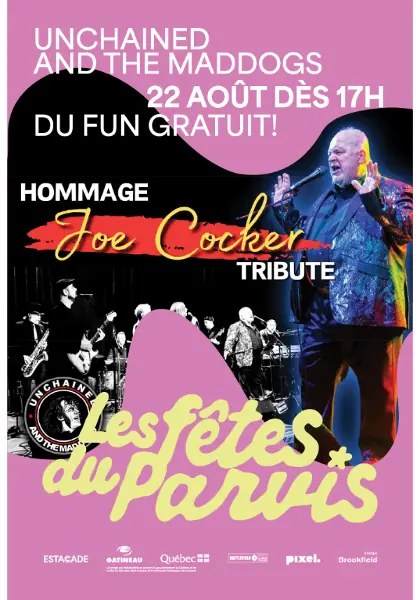 Unchained and The madDogs - hommage à Joe Cocker at Carrefour culturel Estacade - Salle Desjardins