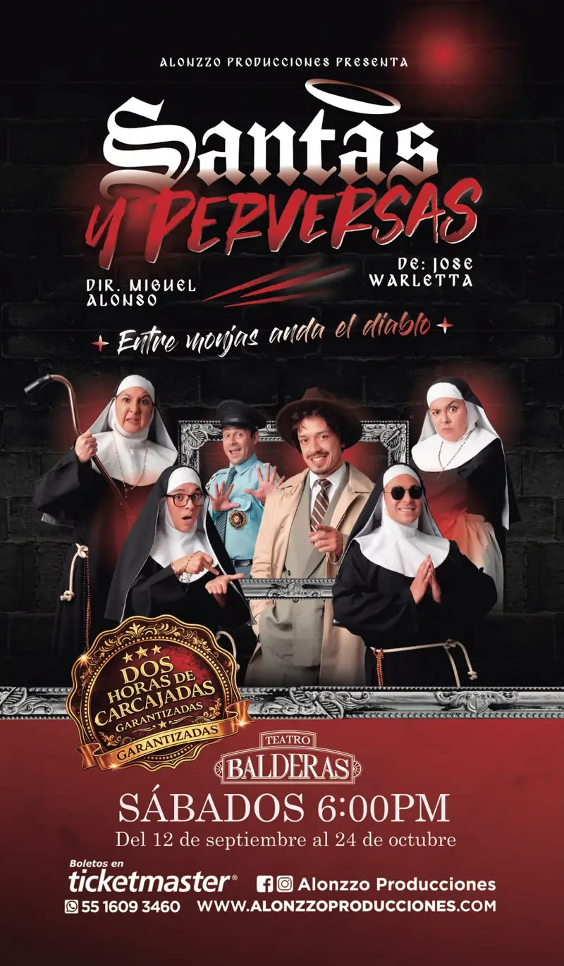 Santas y perversas at Teatro Balderas