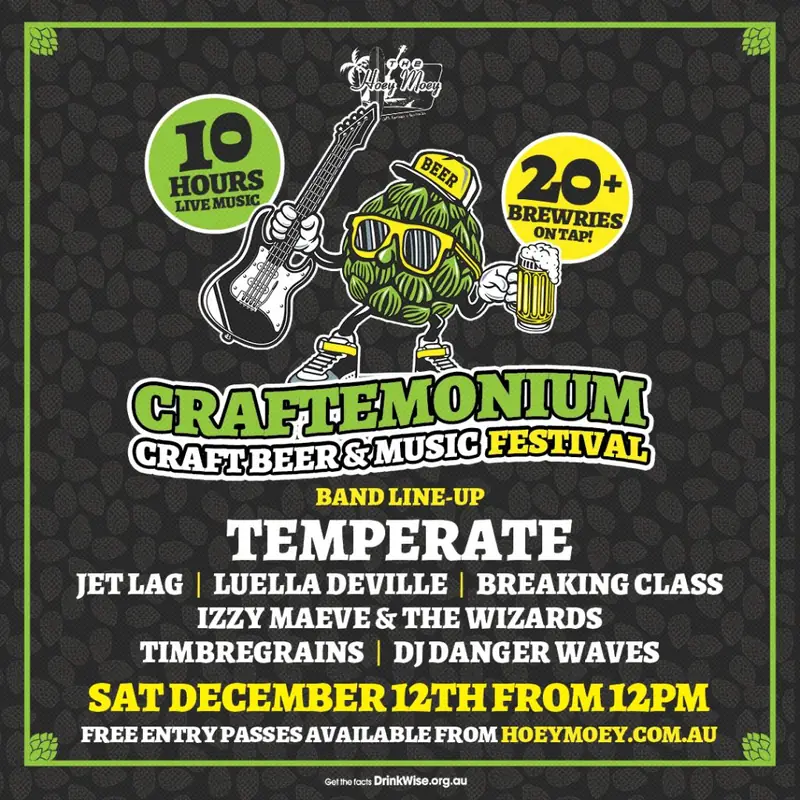 CRAFTEMONIUM – 2026 Coffs Coast Craft Beer & Music Festival!