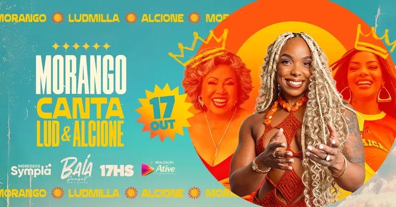 Morango canta Ludmila e Alcione at Baía Sunset | Shows e Eventos