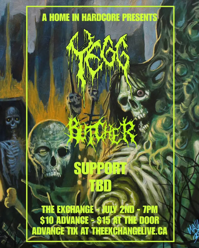 Yegg, Butcher, TBA à Exchange/The Club
