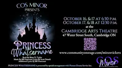 COS Minor Presents PRINCESS WHATSERNAME Friday