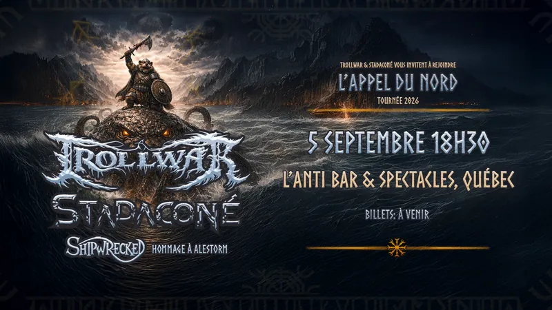 Trollwar, Stadaconé, Shipwreck (Hommage à Alestorm) at L'Anti Bar & Spectacles