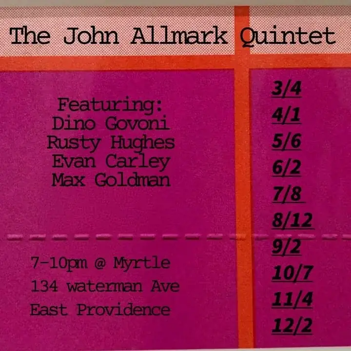 The John Allmark Quintet at Myrtle