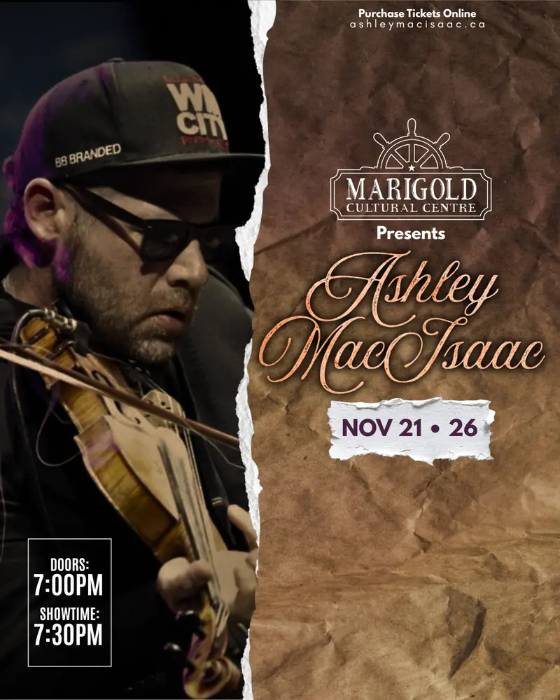 Ashley MacIsaac en Marigold Cultural Centre