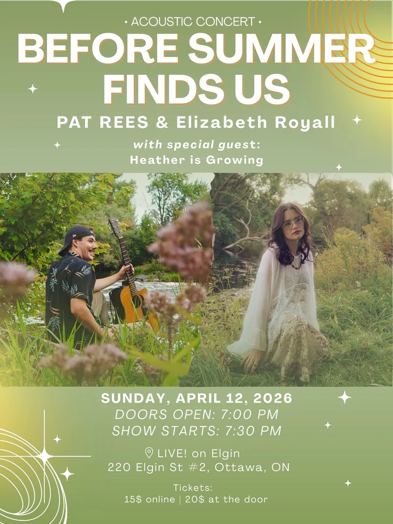 Before Summer Finds Us: Pat Rees, Elizabeth Royall, and Heather is Growing