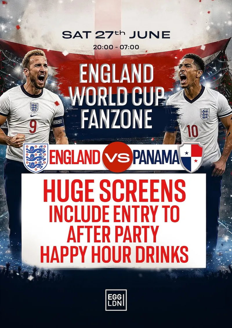 Egg Pres: England V Panama Fanzone / Free showing