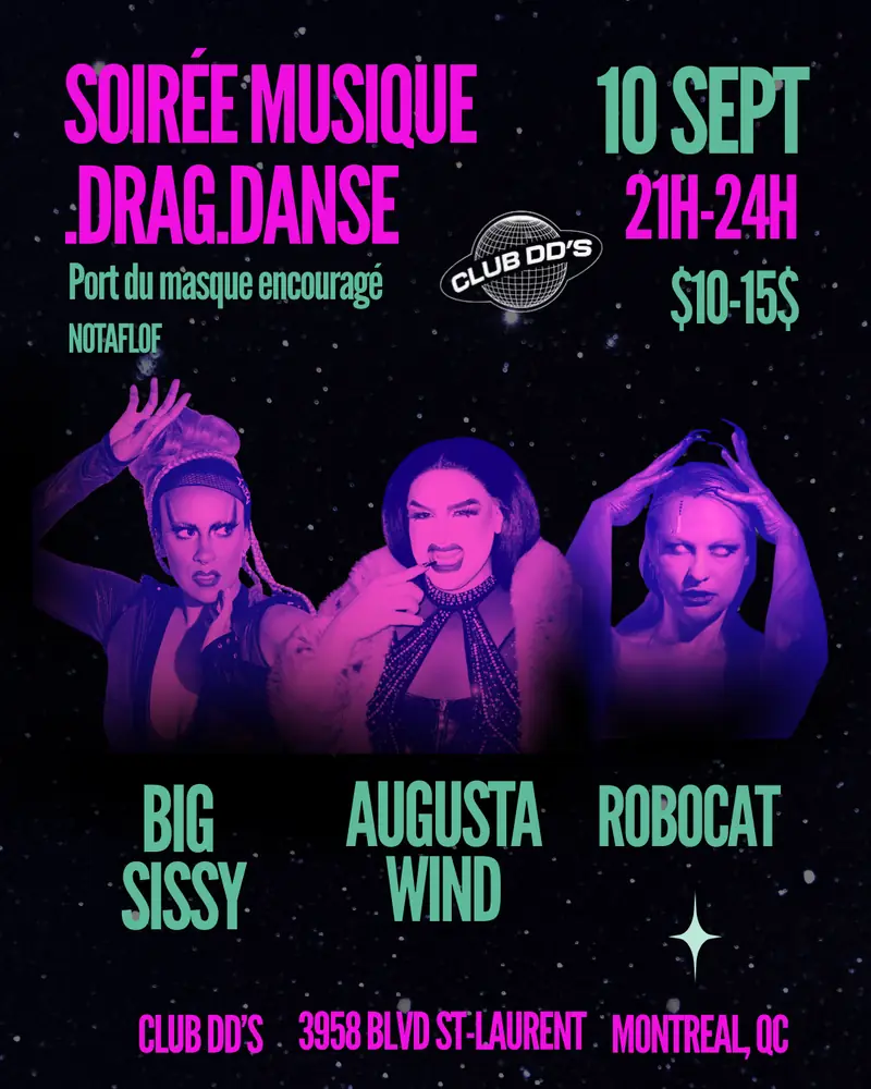Soirée musique.Drag. Danse. at Le Club DD's