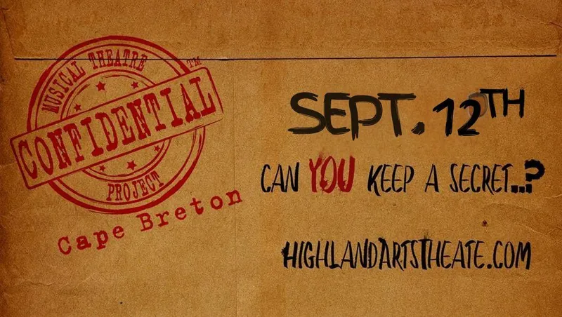 Confidential Musical Theatre Project #25 at Highland Arts Theatre