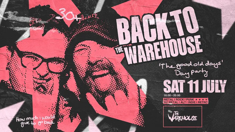 BACK TO THE WAREHOUSE 🧡 Day Party 🤘🪩 at The Warehouse