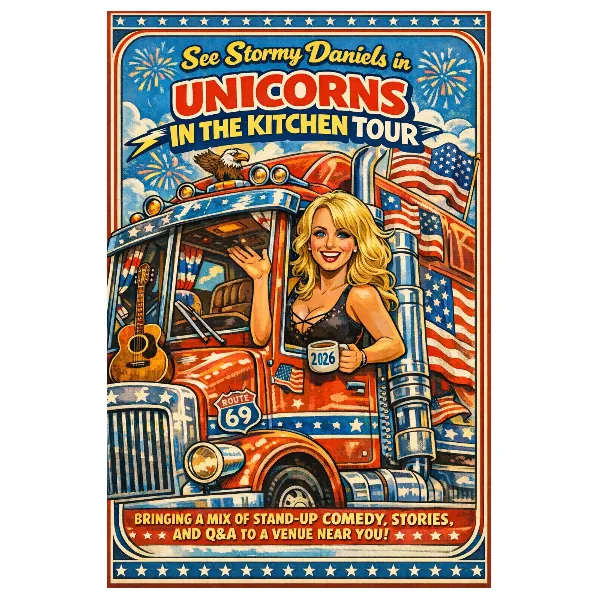 STORMY DANIELS' UNICORNS IN THE KITCHEN TOUR 2026 à Krackpots Comedy Club