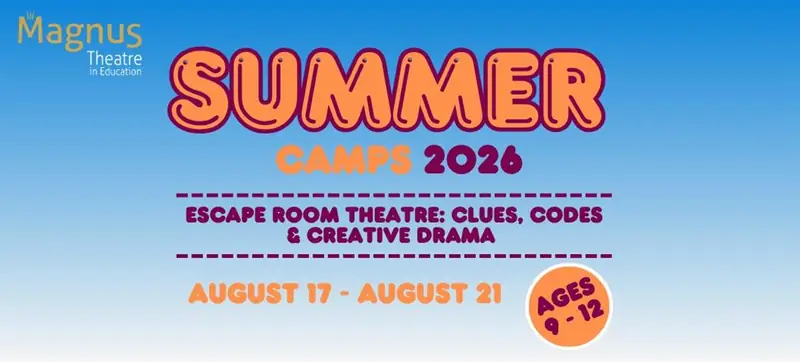 Escape Room Theatre: Clues, Codes & Creative Drama (Ages: 9–12) at Magnus Theatre