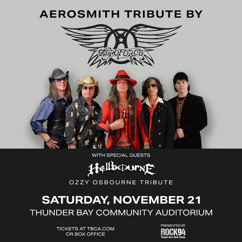 Aerosmith Tribute by Aeroforce at Thunder Bay Community Auditorium