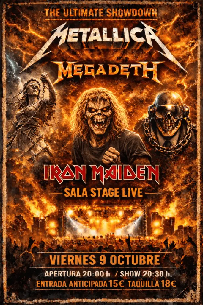 Master of extiction. Tributo a Metallica y Megadeth en Back&Stage