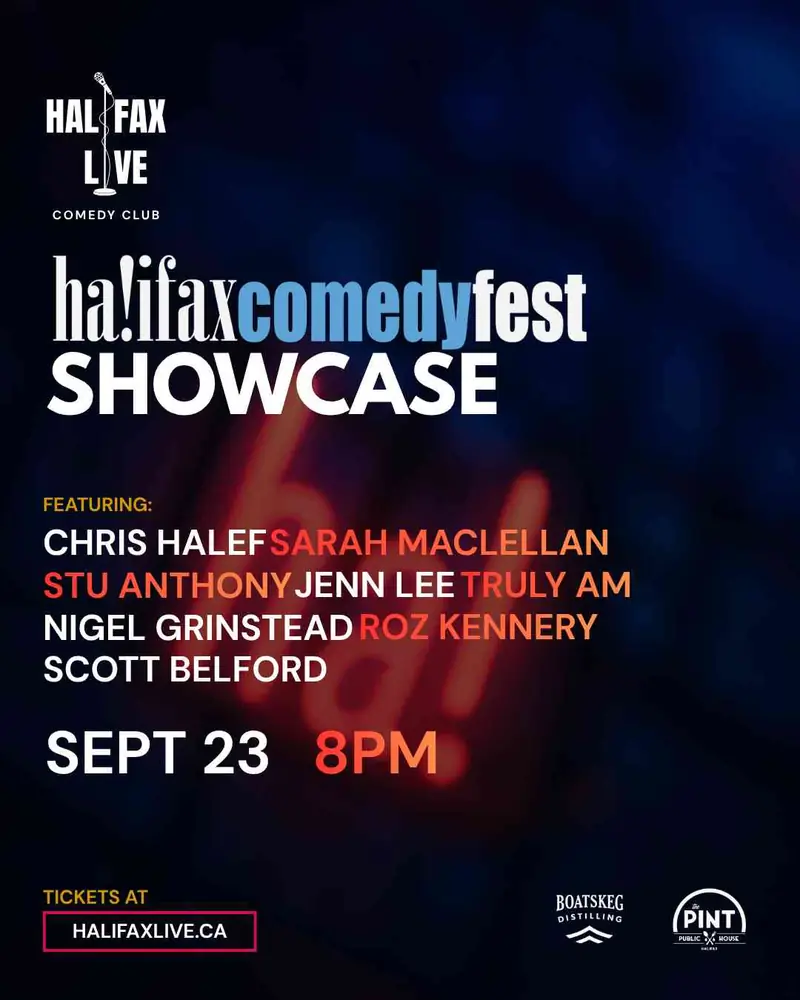Halifax Comedy Fest Showcase at Halifax Live Comedy Club