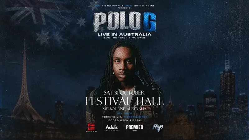 Polo G at Festival Hall Melbourne
