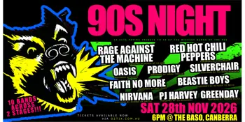 90s NIGHT - MUSIC FESTIVAL en The Baso Canberra