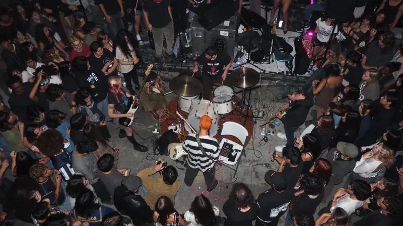 they are gutting a body of water at Union Transfer