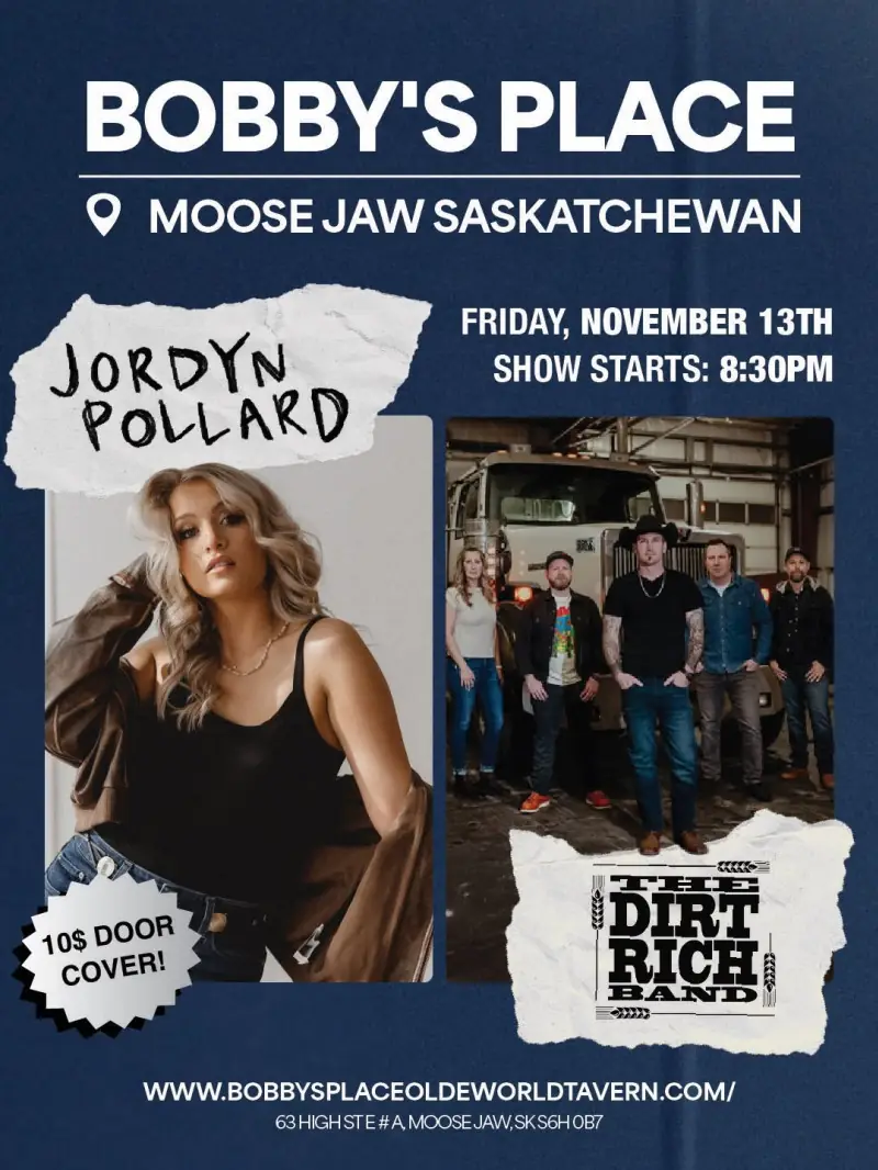 Jordyn Pollard & The Dirt Rich Band en Bobby's Place