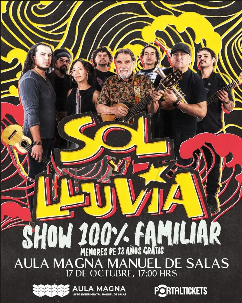 SOL Y LLUVIA 100% FAMILIAR EN AULA MAGNA MANUEL DE SALAS at Aula Magna Liceo Manuel de Salas