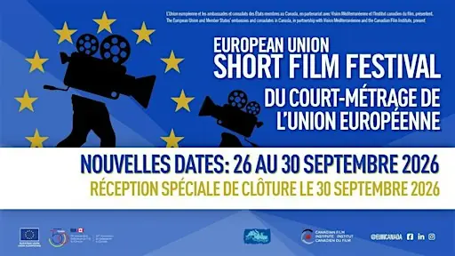 QUÉBEC: Festival du court métrage de l'Union européenne 2026 at Cinéma Beaumont