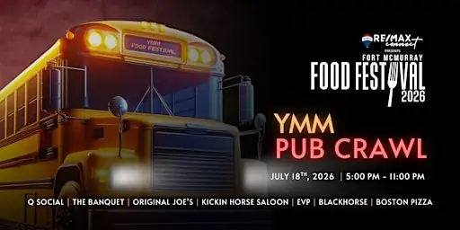 RE/MAX Connect Fort McMurray Food Festival YMM Summer Pub Crawl at Q Social