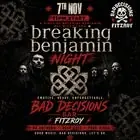 Breaking Benjamin themed DJ night at Bad Decisions Bar