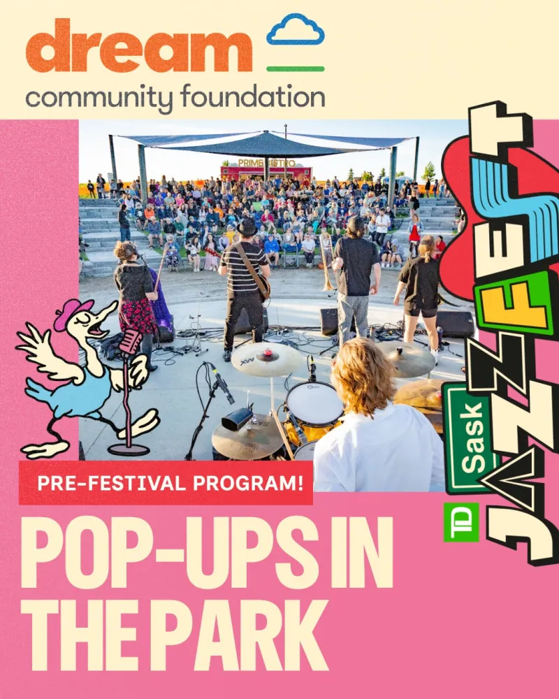 Sask JazzFest Pop-Ups in the Park à Kiswehap Park