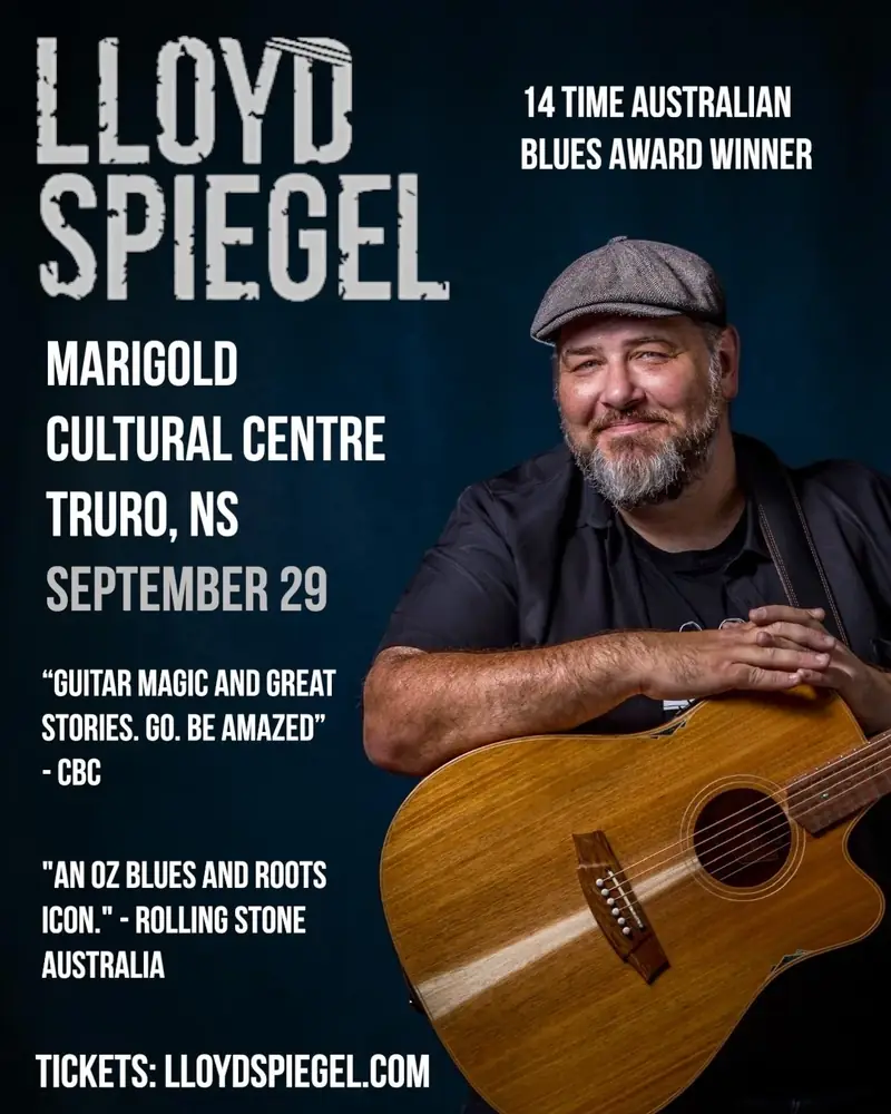 Lloyd Spiegel at Marigold Cultural Centre
