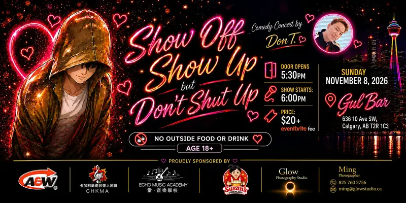 Show Off, Show Up but Don't Shut Up - Comedy Concert by Don T. en GULBAR