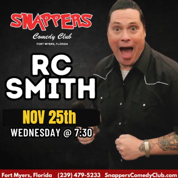 RC Smith à Snapper's Comedy Club
