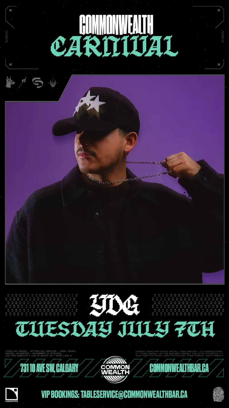 YDG (Pres. by Commonwealth Carnival) at Commonwealth Bar & Stage