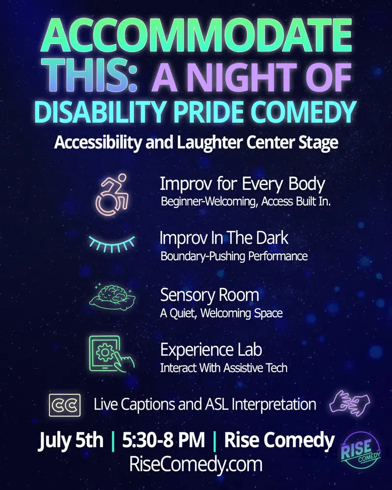Accommodate This: Improv in the Dark à Rise Comedy