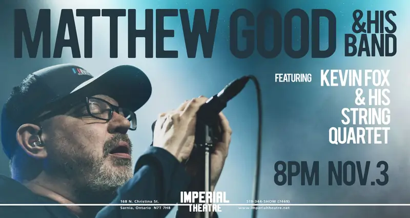 Matthew Good And His Band à Imperial Theatre Sarnia