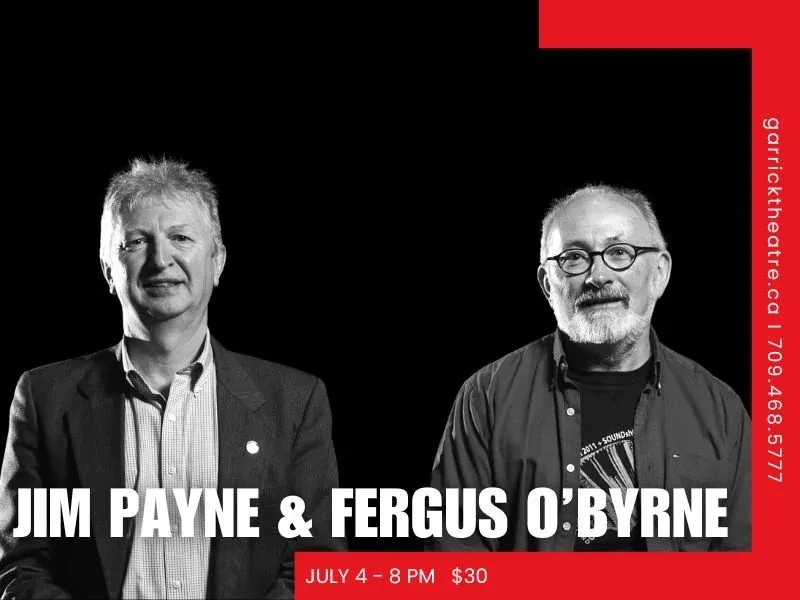 Jim Payne & Fergus O'Byrne at Garrick Theatre