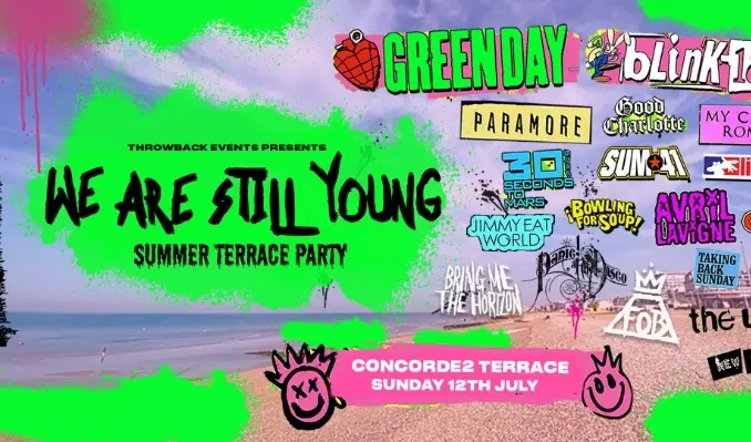 We Are Still Young: Summer Terrace Party at Brighton Concorde 2